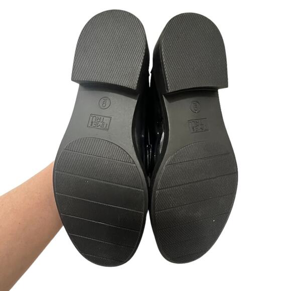 Time and Tru Women's Size 9 Loafers Parents Black Slip on Comfortable Shoes  NWT - Picture 5 of 16